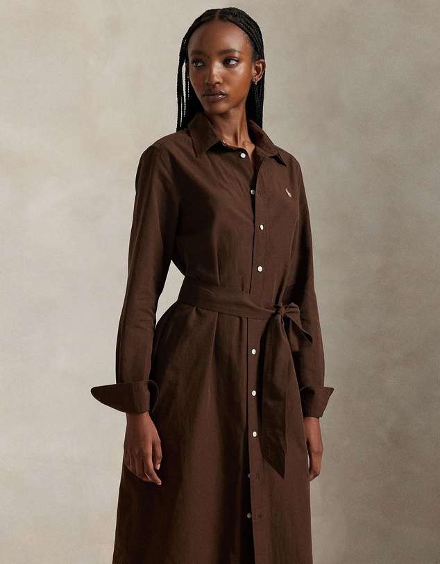 Polo Ralph Lauren - Cotton-Linen Belted Shirtdress