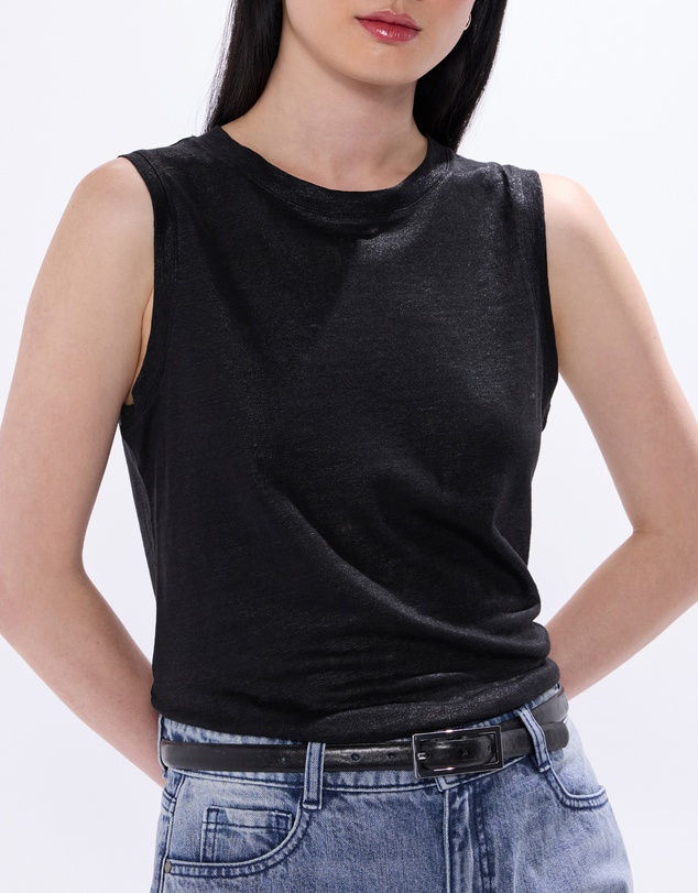Marcs - As Love Glows Foil Linen Tank