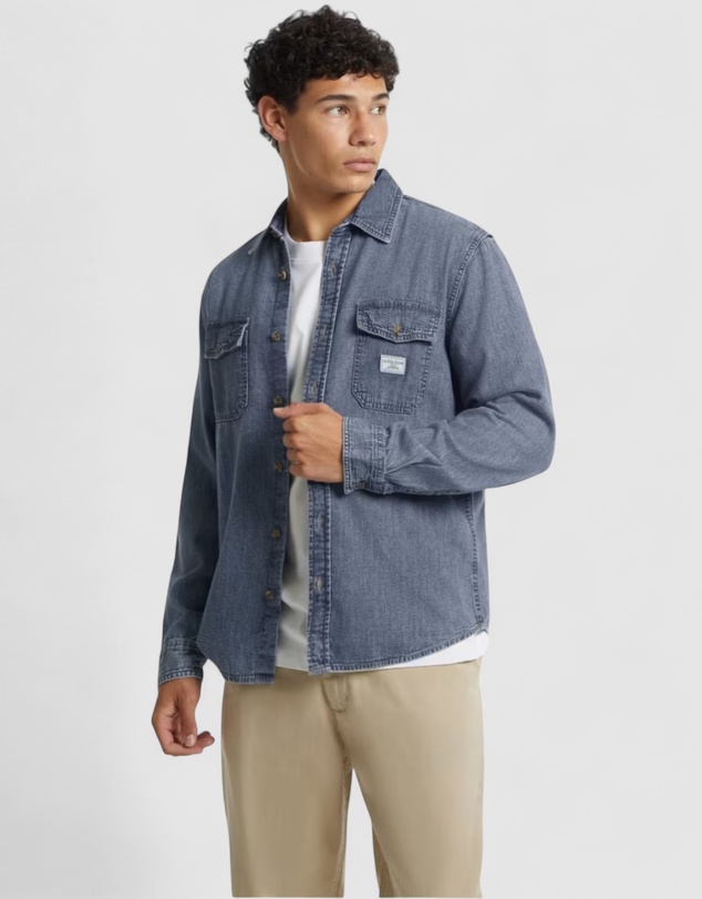 GUESS - GUESS JEANS Regular Denim Shirt