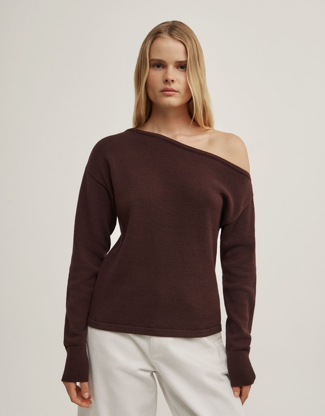 Witchery - Asymmetric Long-sleeve Knit