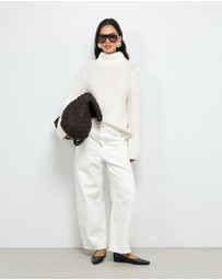 AERE - Rhei Organic Cotton Wool Cable Jumper