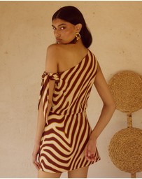 Seven Wonders - Montie Off Shoulder Mini Dress