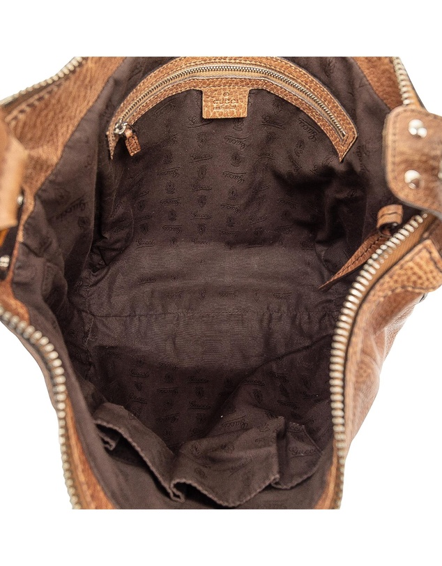 Pre-Loved by Azura Reborn - Pre-Loved Leather Bamboo Shoulder Bag
