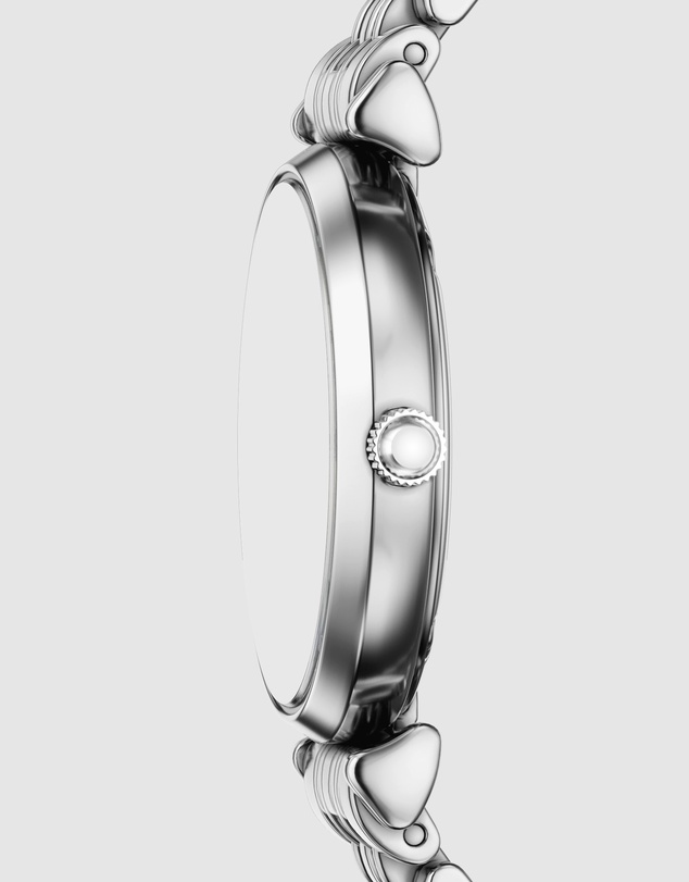 Emporio Armani - Silver Tone Analogue Watch