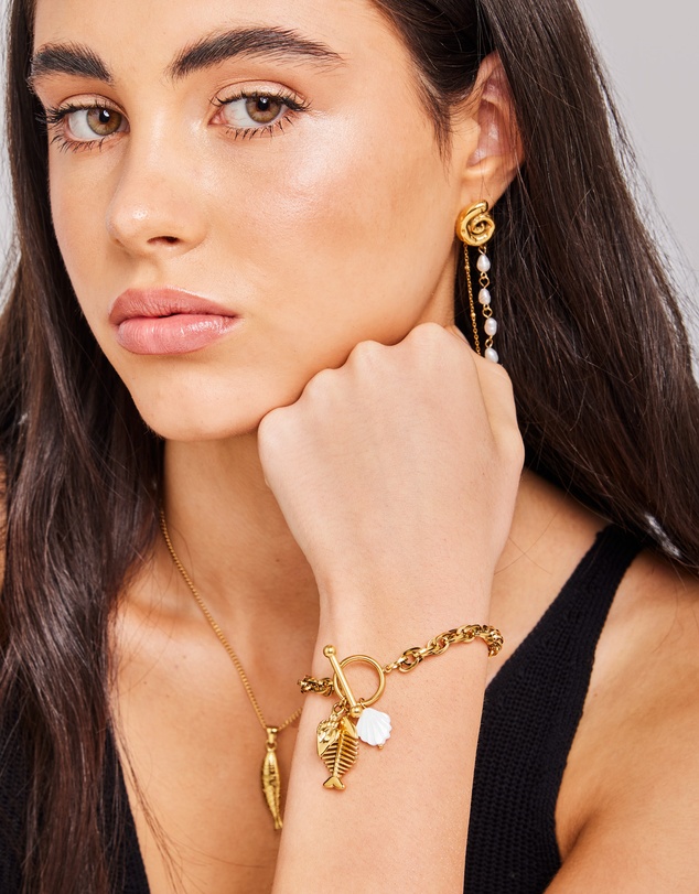 Zoe Olivia - Waterproof Solara Fish and Shell Bracelet