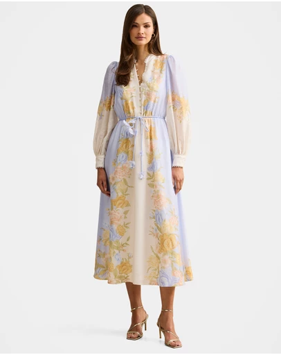 Forever New - Christina Placement Print Midi Dress