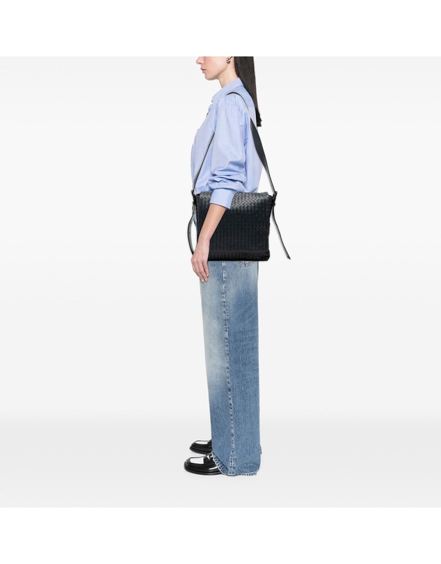 Pre-Loved by Azura Reborn - Pre-Loved Nappa Intrecciato Flap Crossbody