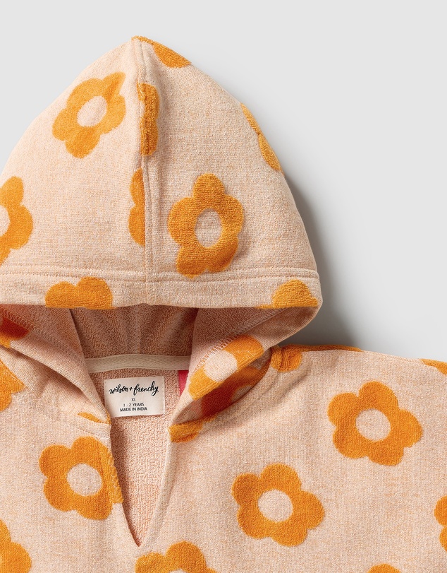 Wilson & Frenchy - Organic Terry Hooded Poncho - Babies-Kids