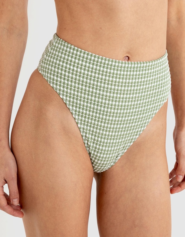 Rhythm - Lola Check Hi Waist Pants