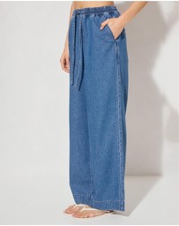 MON RENN - Indigo Denim Pants