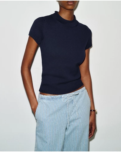Reformation - Solene Cotton Sweater Tee