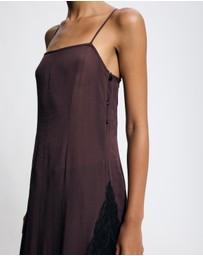 Lover - Anya Lace Trim Sheer Tunic
