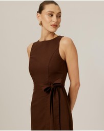 Tussah - Tie Midi Dress