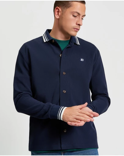 Ben Sherman - Tipped Long Sleeve Polo