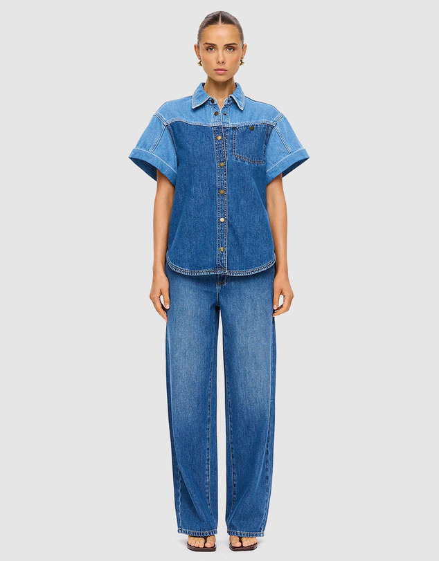 KIVARI - Coralie Denim Shirt
