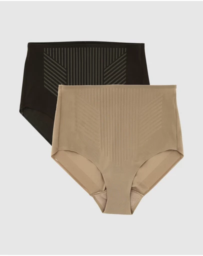 Miraclesuit Shapewear - 2 Pack High Waist Light Tummy Control Brief
