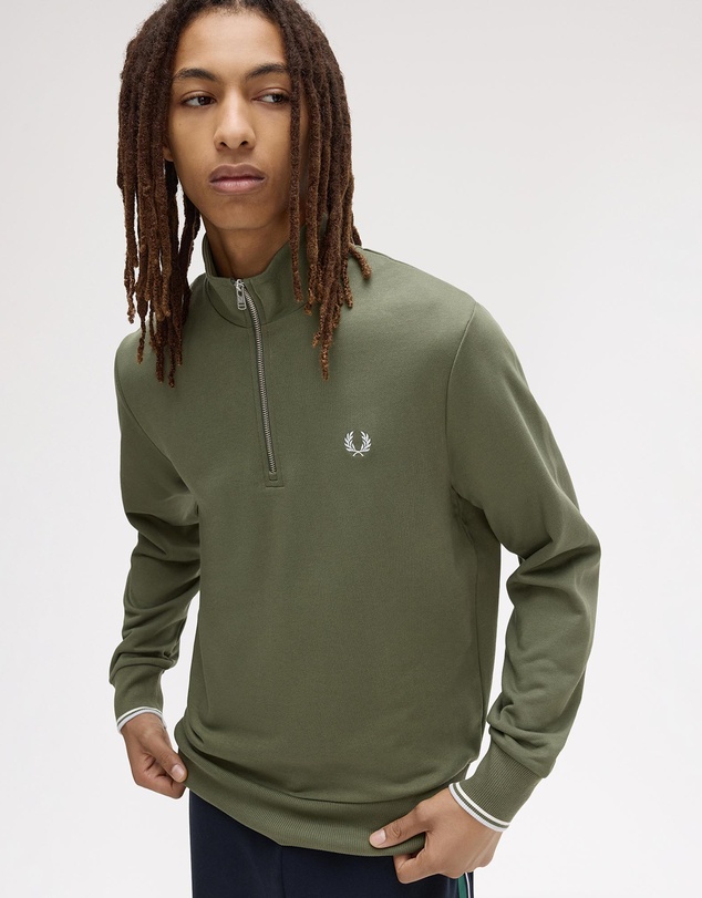Fred Perry - Half Zip Sweatshirt