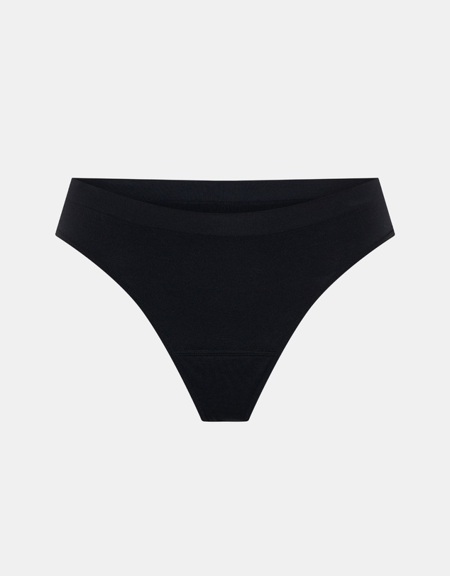 Modibodi - Soft Stretch Seamless Period Underwear Thong Light Absorbency 3 Pack