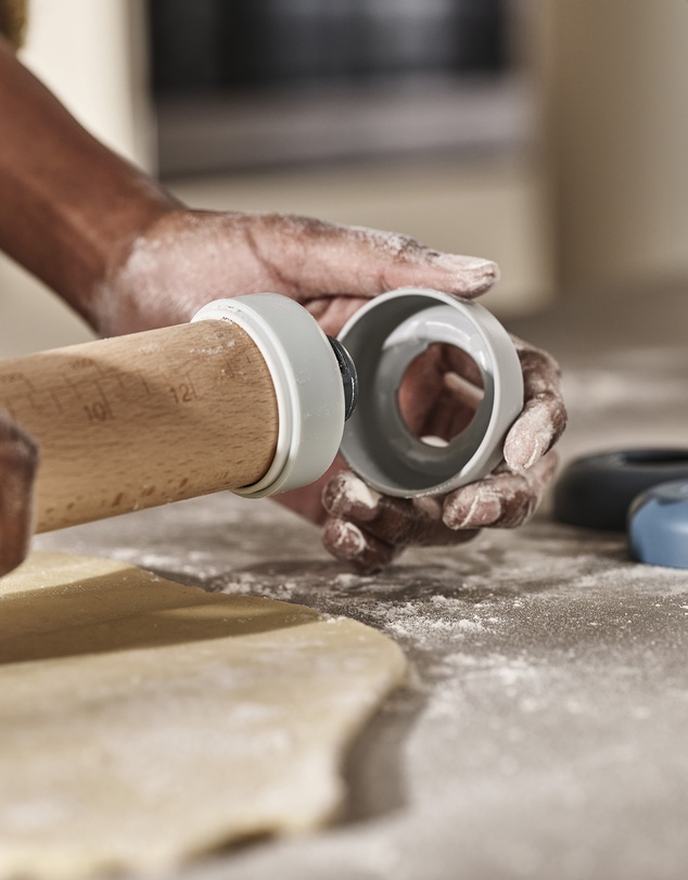 Joseph Joseph - PrecisionPin Adjustable Rolling Pin (Sky)