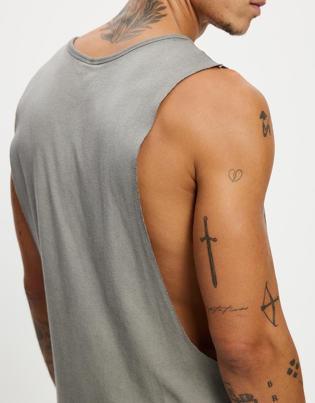 Surrounded By Ghosts - The Homilite Rib Knit Muscle T-Shirt