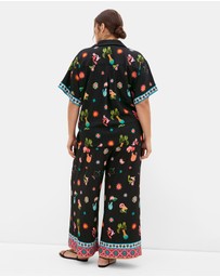 City Chic - Selena La Mont Print Shirt