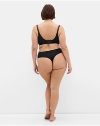 City Chic - Luxe Cotton 3 Pack Thong