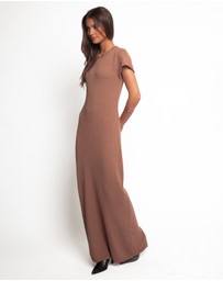 Petal & Pup - Lowell Knit Maxi Dress - Mocha
