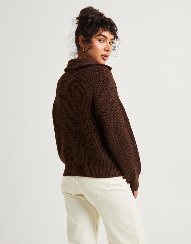 Subtitled - Ezra Half Zip Knit Pull Over