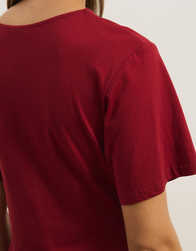Atmos&Here - Short Sleeve Tie Waist T-Shirt