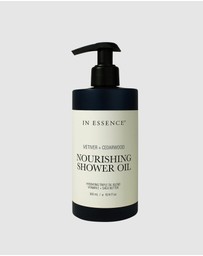 In Essence - In Essence Vetiver + Cedarwood Nourishing Shower Oil 300mL