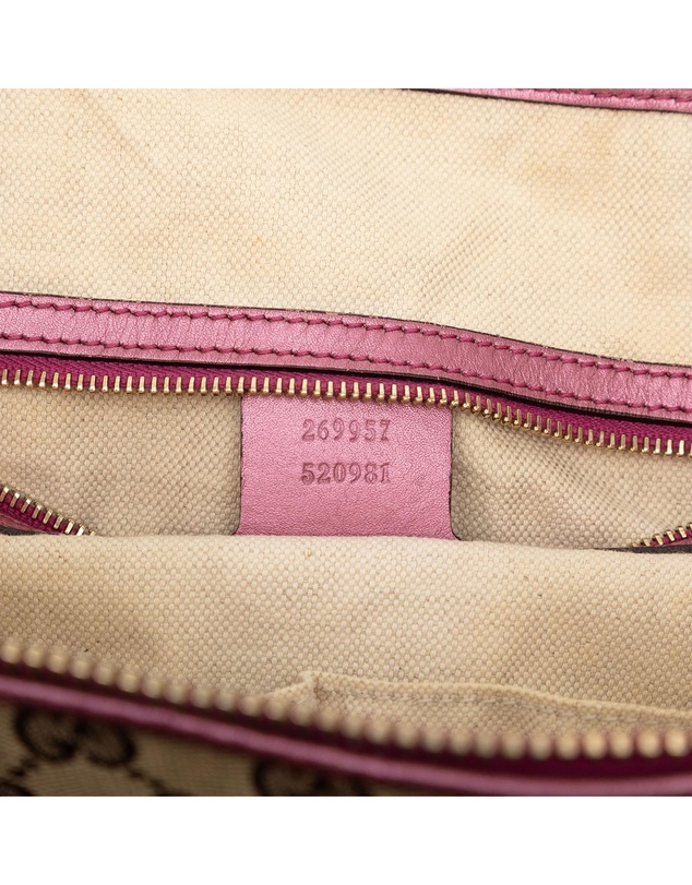 Pre-Loved by Azura Reborn - Pre-Loved GG Canvas Heart Bit Satchel