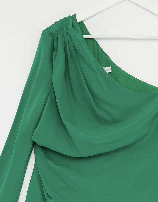 Revibe - Repaired Shona Joy Rio Off Shoulder Mini Dress - AU 10