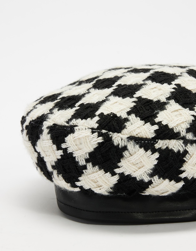 Mossée - Millie Houndstooth Artist Hat