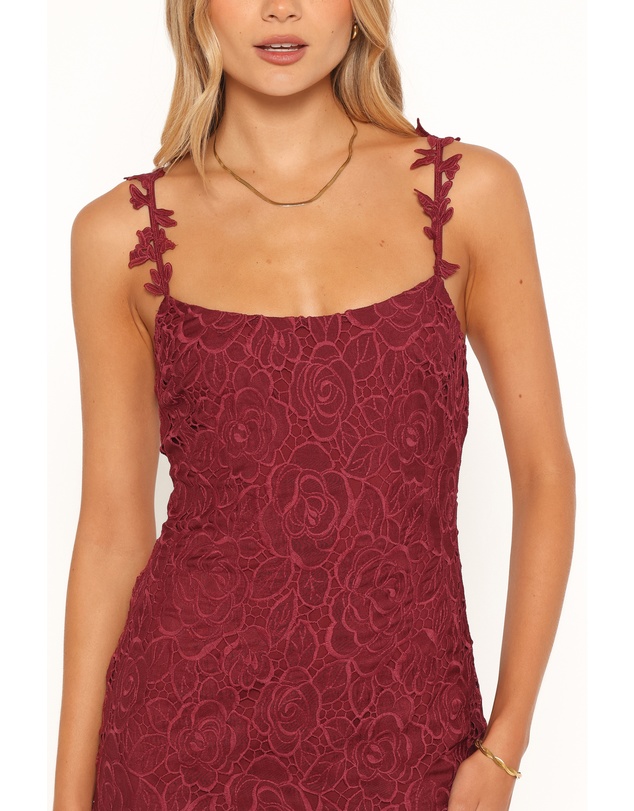 Petal & Pup - Rosana Maxi Dress - Cherry