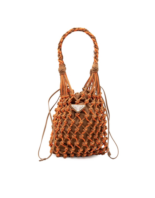 Pre-Loved by Azura Reborn - Pre-Loved Small Suede Macrame Noue Shoulder Bag