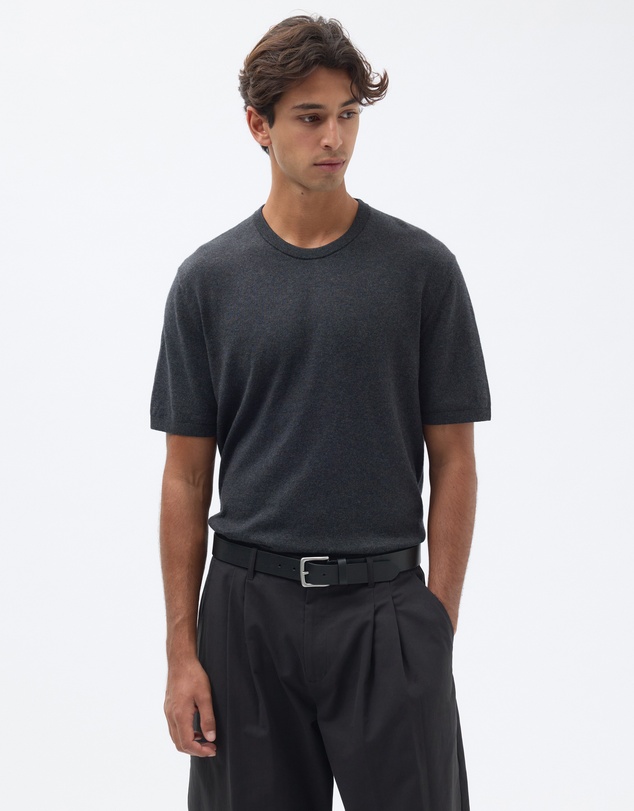 AERE - Cotton Cashmere Knit T-Shirt