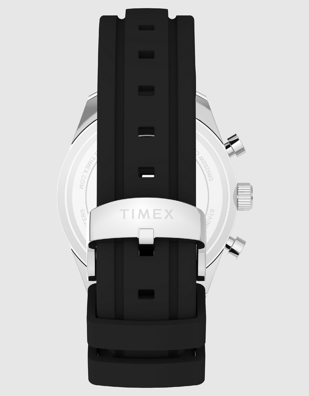 TIMEX - Ridgefield Chronograph 42mm Silicone Strap Watch