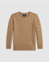 Polo Ralph Lauren - Cable-Knit Cotton Sweater - Babies-Kids