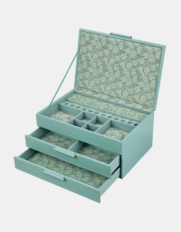 Wolf - WOLF Sophia Jewellery Box with Drawers Jade Fruit Botanical