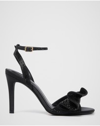 Forever New - Shayla Side Bow Jewelled Heeled Sandals