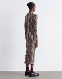 & Other Stories - Gathered Midi Dress