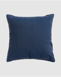 Bambury - Lulu Square Cushion Navy