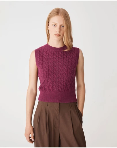 Forcast - Frankie Sleeveless Cable Knit