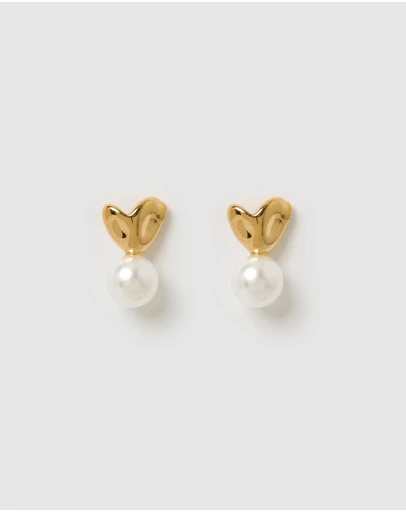 Izoa - Milo Heart Studs