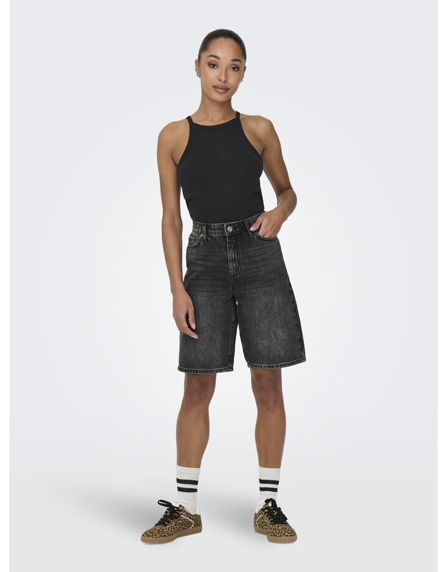 ONLY - Sonny Long 843 High Waist Wide Denim Shorts