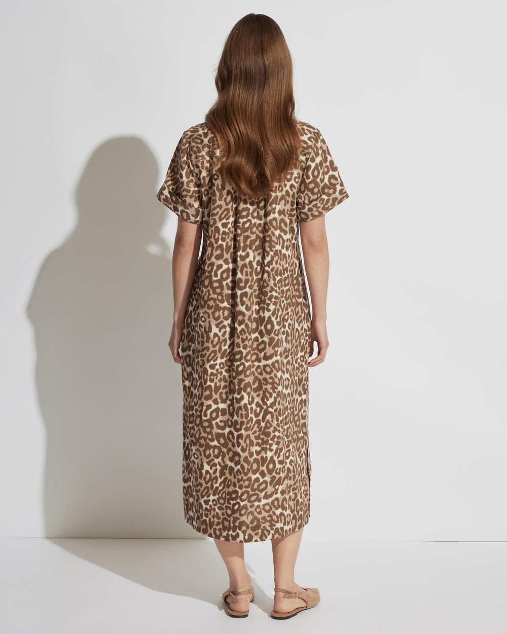 brown leopard print dress new look Yellow Lily Blossom Gown Printed / M