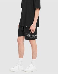 Represent - Owners Club Script Mesh Shorts