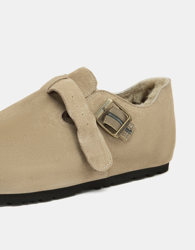 EVERAU - EverAU Ugg Hazora Cow Suede Upper Loafer Oxfords Flats