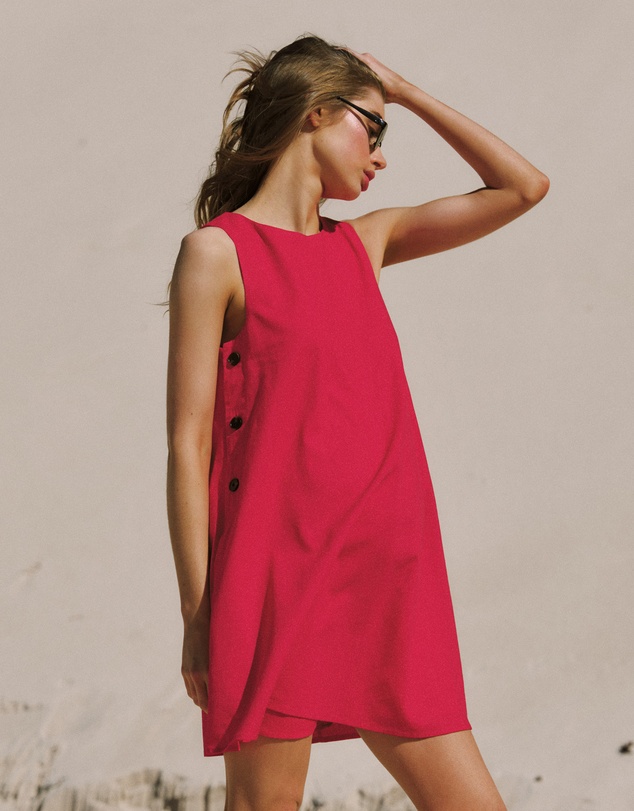 Soon Maternity - Maeve Linen Feeding Dress