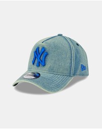New Era - Green Acid Denim 9FORTY A-Frame New York Yankees